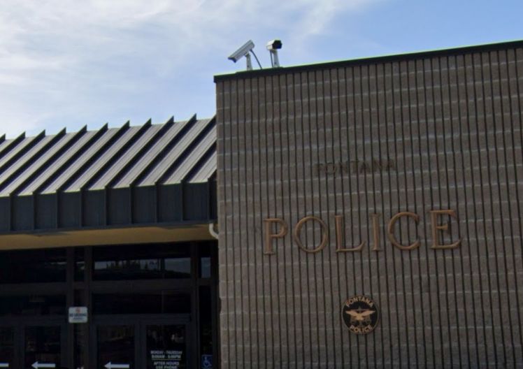 An image of the Fontana Police Department, via Google Maps.