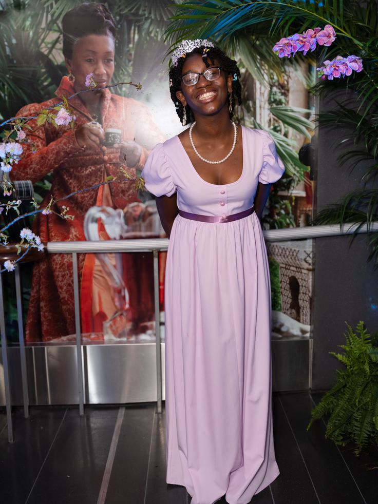 Student Lekia is shown after getting ready for HSA's 60th Anniversary Gala held at Manhattan's Ziegfeld Ballroom in New York on Monday, May 20, 2024.