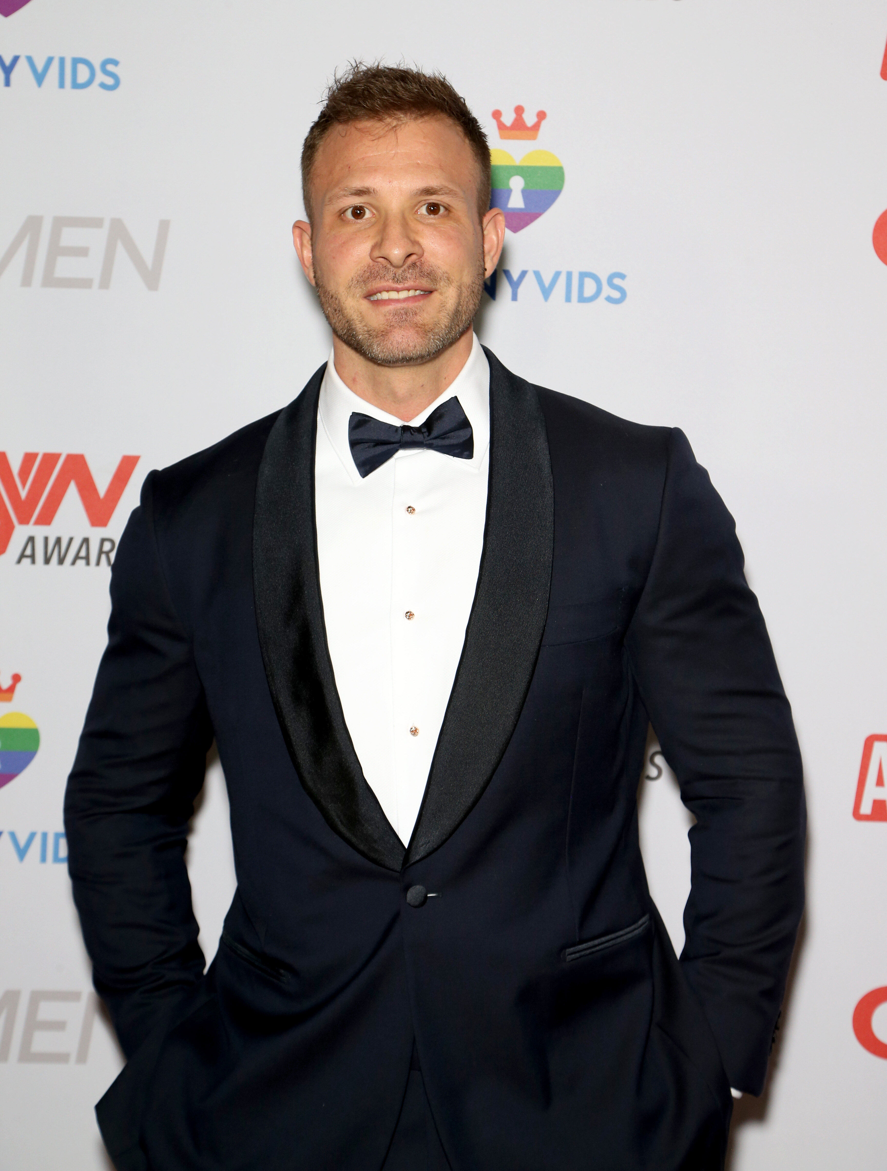 Adult film actor Austin Wolf attends the 2019 GayVN Awards show at The Joint inside the Hard Rock Hotel & Casino on January 21, 2019 in Las Vegas, Nevada. 