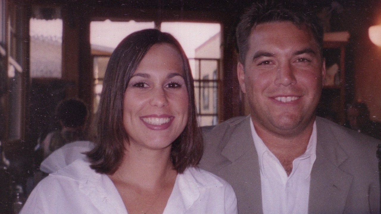 Laci Peterson and Scott Peterson in "American Murder: Laci Peterson."