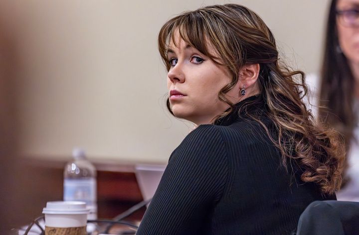 Gutierrez-Reed, a former armorer for the movie "Rust," listens to closing arguments in her trial on March 6, 2024.