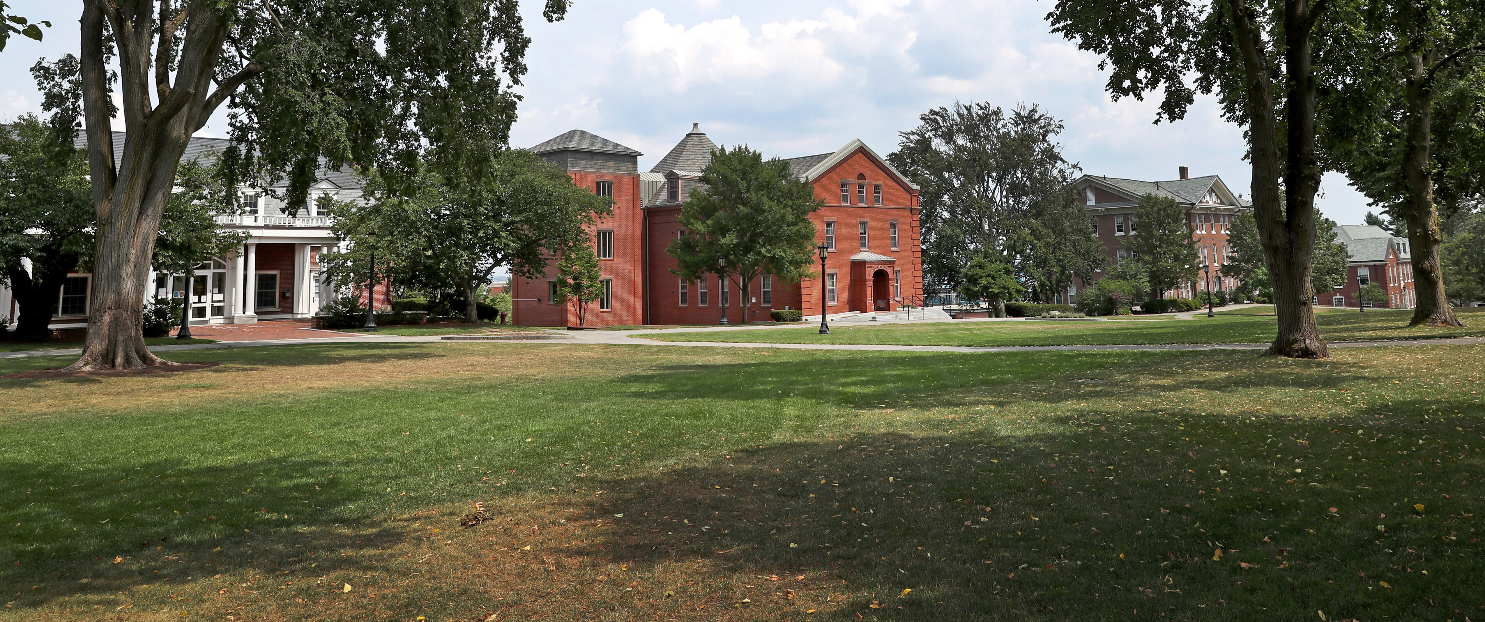 The Tufts University campus in Medford, Massachusetts in 2020.