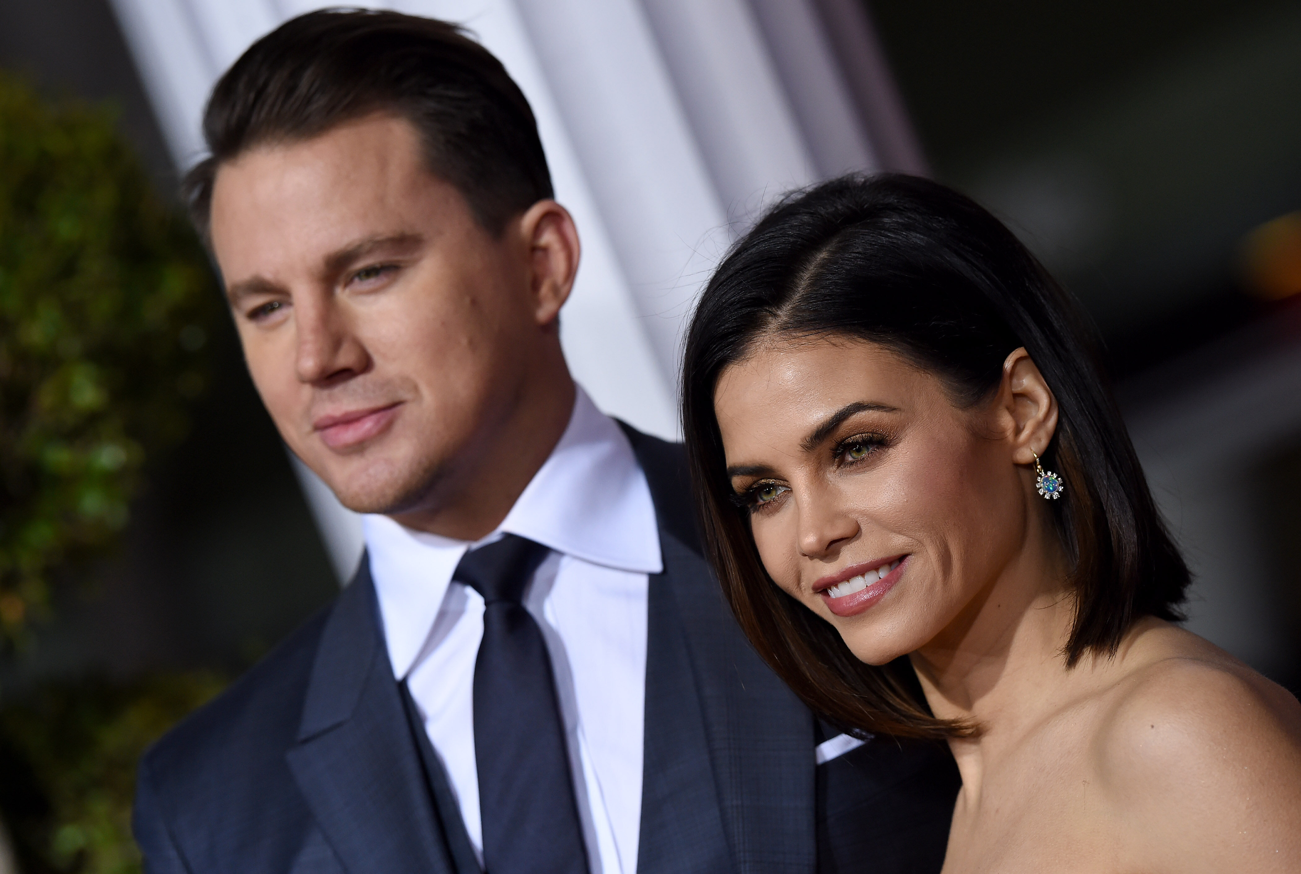 Channing Tatum and Jenna Dewan-Tatum attend the Los Angeles premiere of "Hail, Caesar!" in 2016.