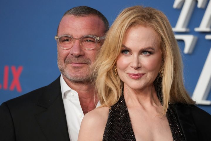 Liev Schreiber, left, and Nicole Kidman play a wealthy husband and wife in "The Perfect Couple."