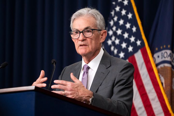 Federal Reserve Chairman Jerome Powell speaks during a news conference after a Federal Open Market Committee meeting at the Federal Reserve in Washington, D.C., on July 31, 2024.