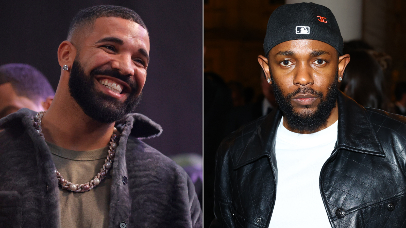 Drake, left, and Kendrick Lamar have spent 2024 in a high-profile, high-intensity rap feud.