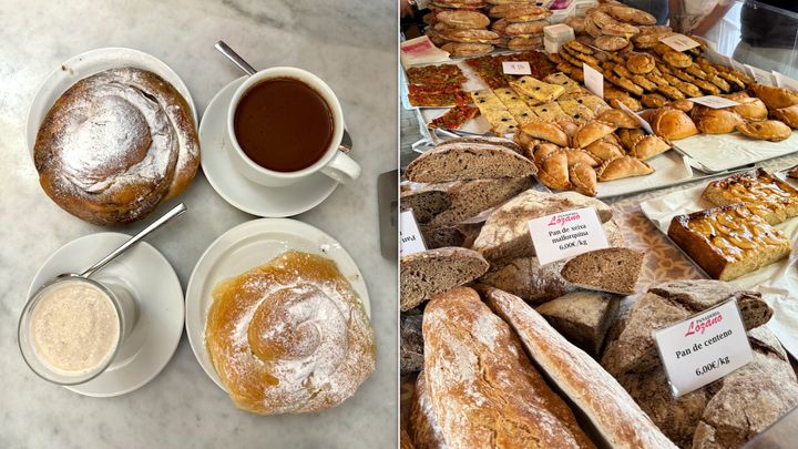 Ensaïmadas are among the delicious pastries that abound on Mallorca.