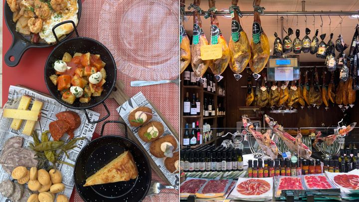 We enjoyed plenty of Spanish cured meats and traditional tapas. 