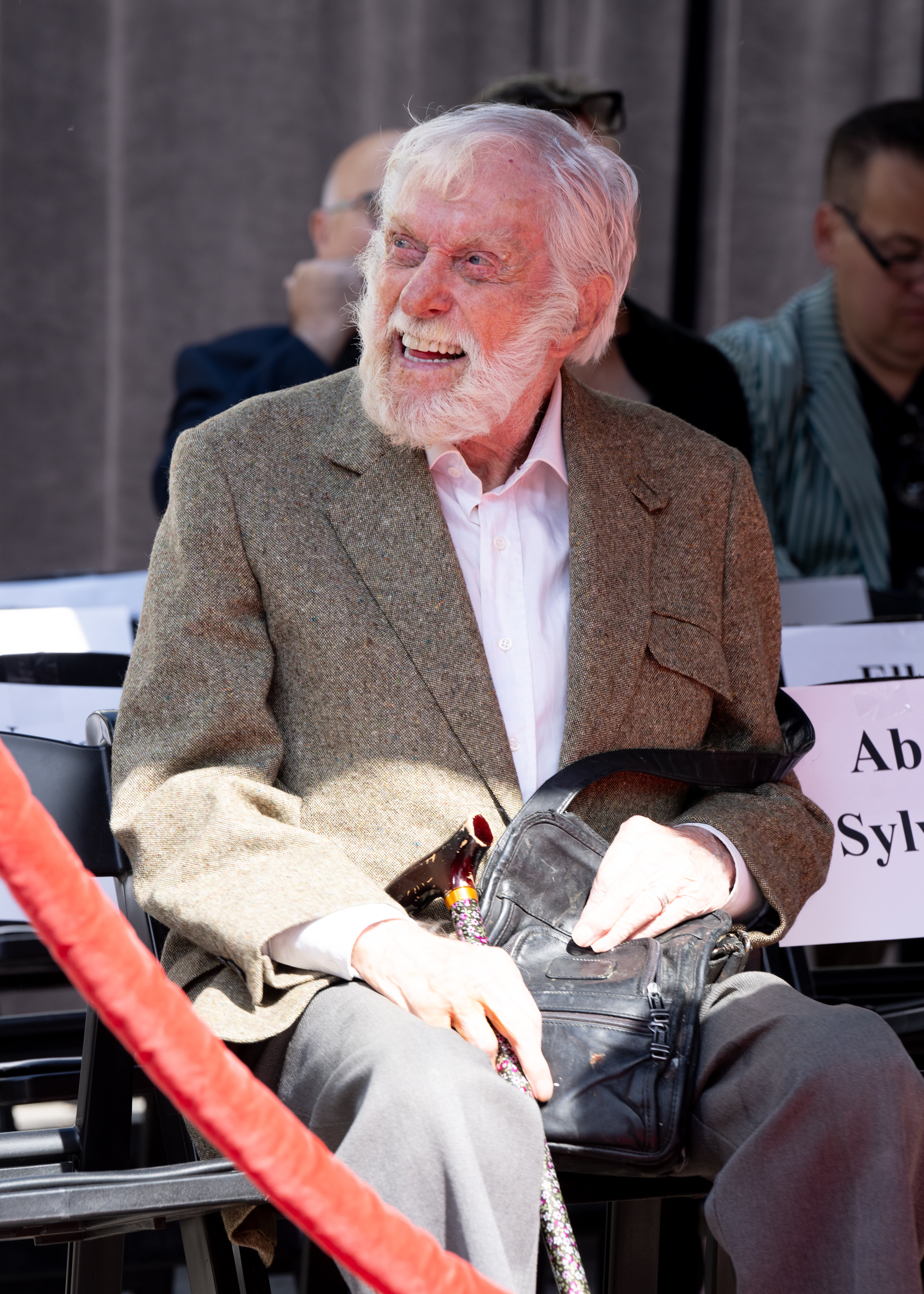 Dick Van Dyke, photographed in June, said he escaped from Malibu's Franklin Fire in California with the help of some caring neighbors.