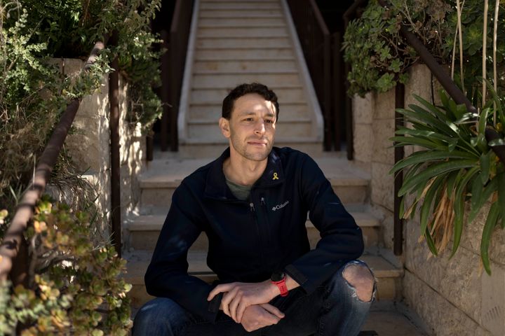 Max Kresch, an Israeli army reserve medic who refuses to continue fighting in the Gaza Strip, poses for a portrait in Jerusalem on Thursday, Jan. 9, 2025. Kresch is part of a growing number of Israeli soldiers speaking out against the 15-month offensive in the Palestinian territory.