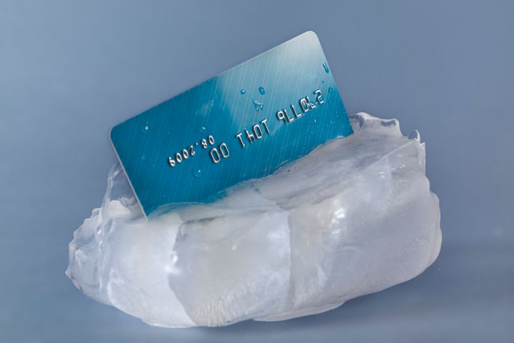 Woroch said you could actually freeze your credit card in a block of ice, although you don't have to take such an extreme measure.