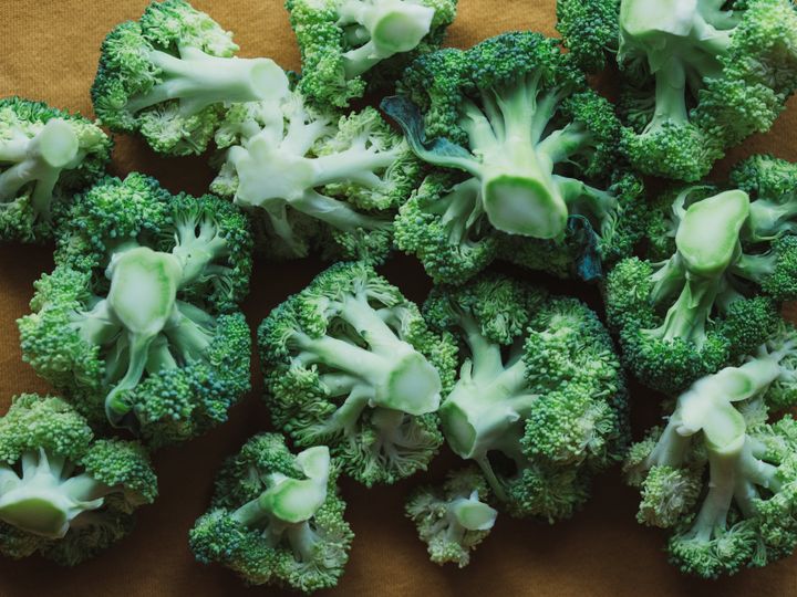 Broccoli is high in vitamin C, vitamin K and calcium.