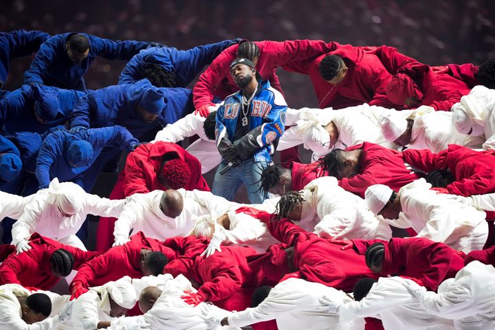 Lamar's halftime show featured predominantly Black performers and vexed right-wing pundits. 