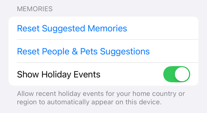 If holidays are triggering for you, change your iPhone settings so they don't pop up. 