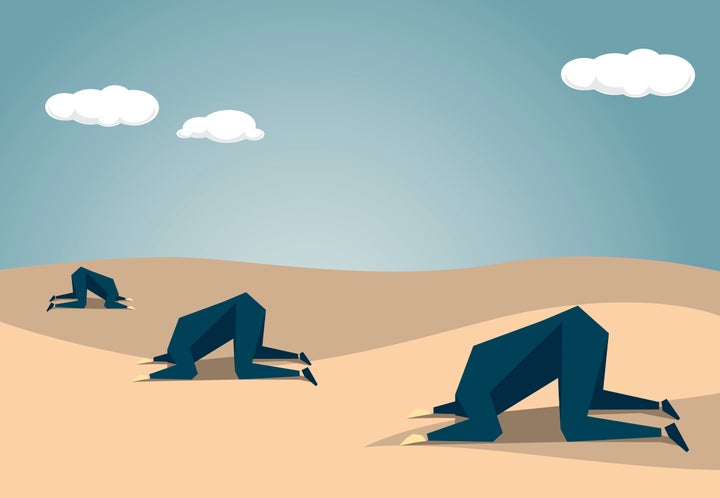The ostrich effect can be helpful in the short term but not in the long run.