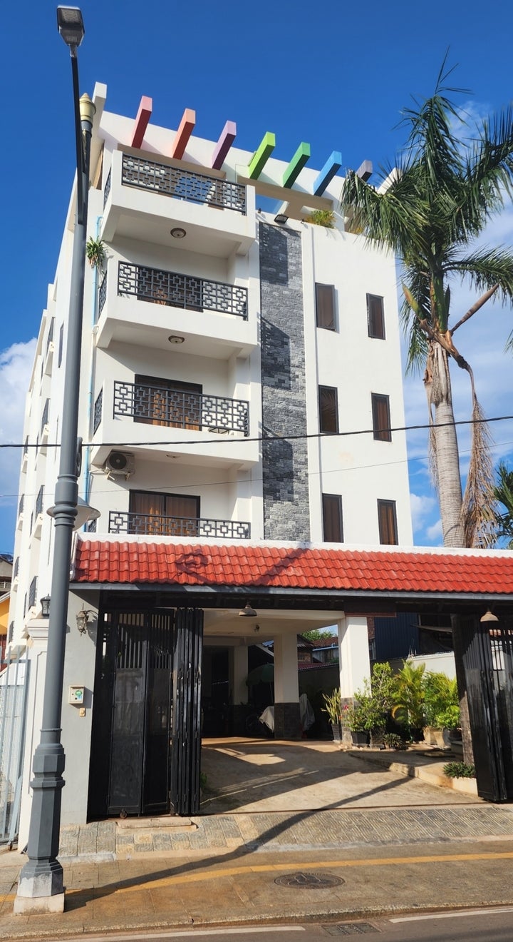 The author's new apartment in Cambodia.