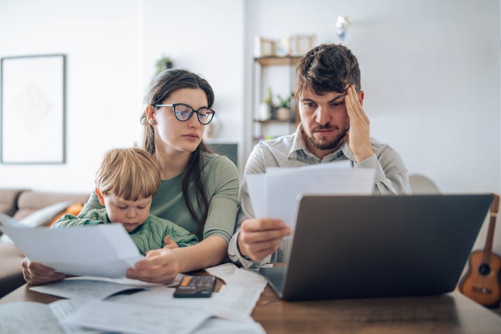 People with kids are reporting feeling the stress of inflation at a higher rate than many of their childless peers.