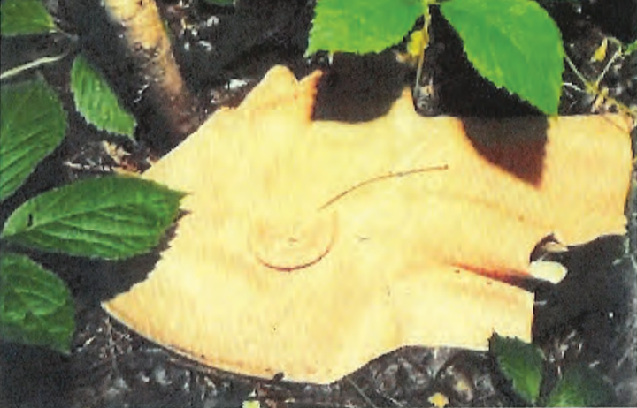 A discarded mask alleged to belong to Boelter.